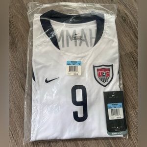 NWT Nike Dri-fit Mia Hamm White Jersey